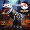 GOOSH 8 FT Long Halloween Inflatables Blow Up Dinosaur Skeleton with Built-in LEDs